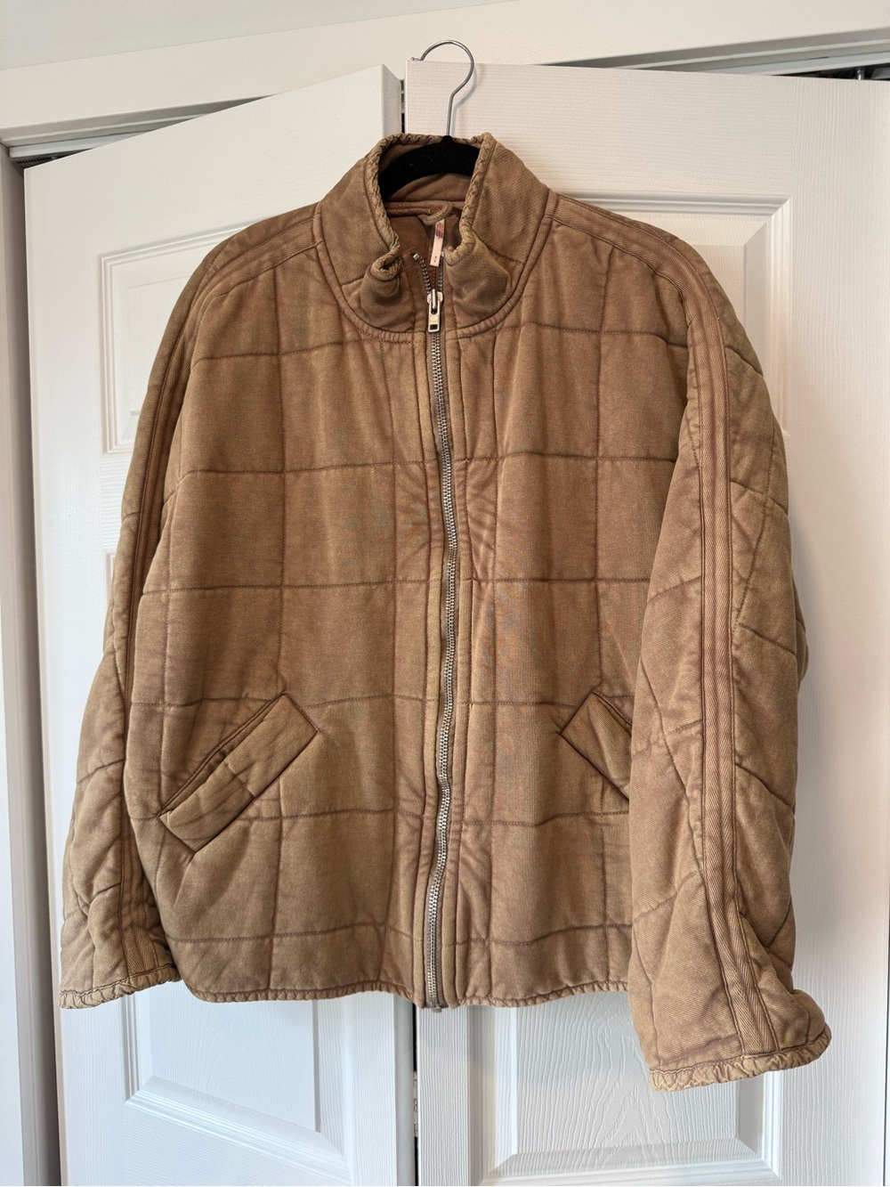 Free People Dolman Quilted Knit Jacket
